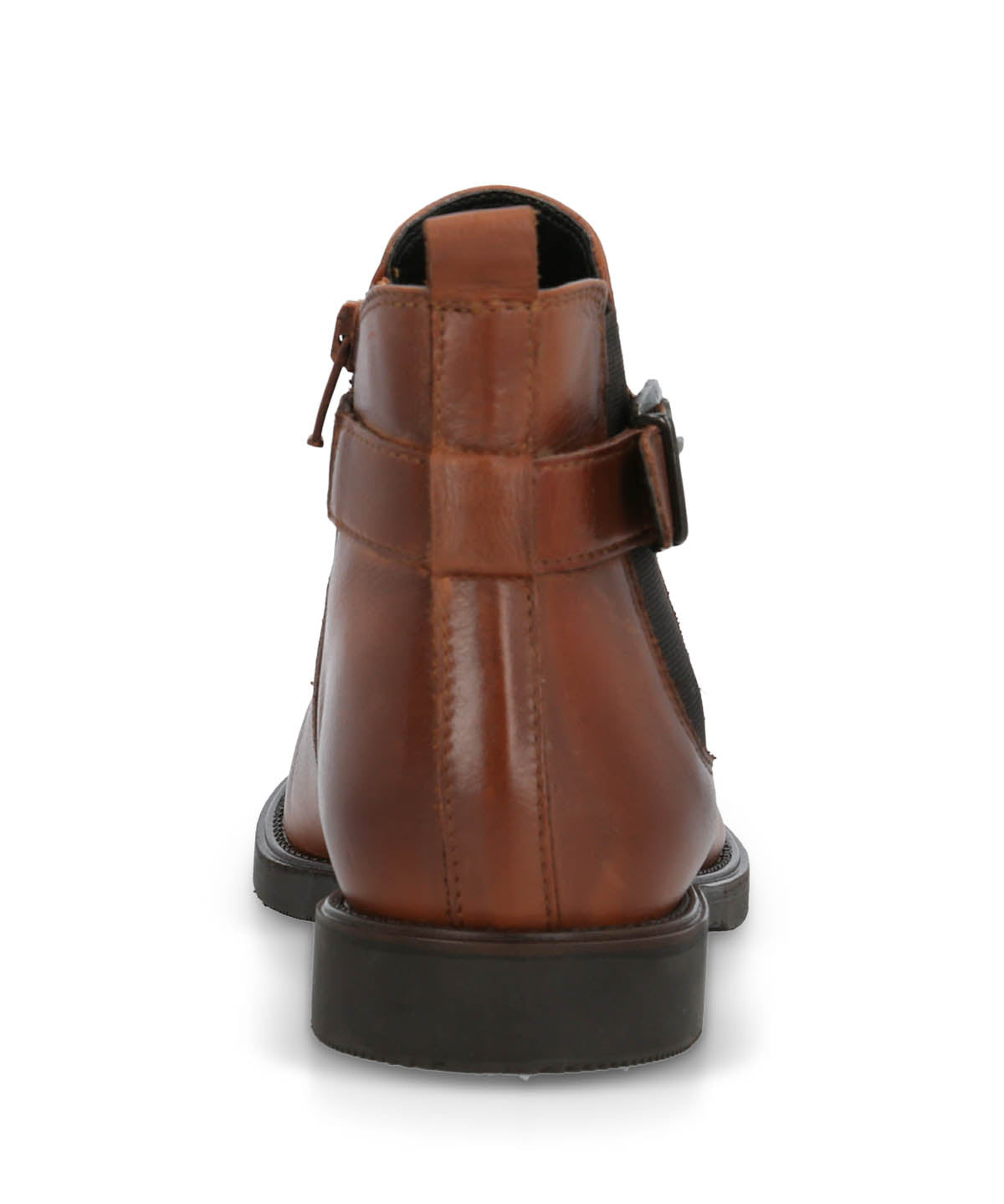 Botin Cuero Mujer Fey Café Hush Puppies