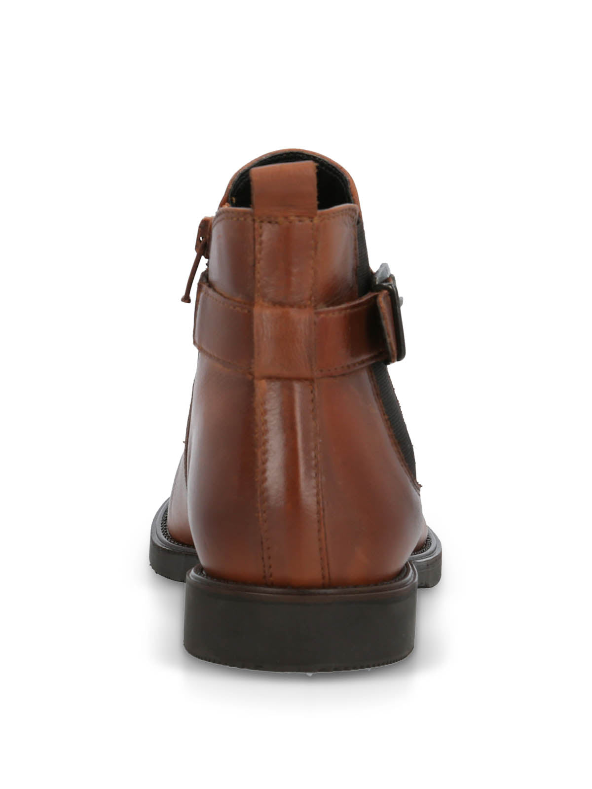 Botin Cuero Mujer Fey Café Hush Puppies