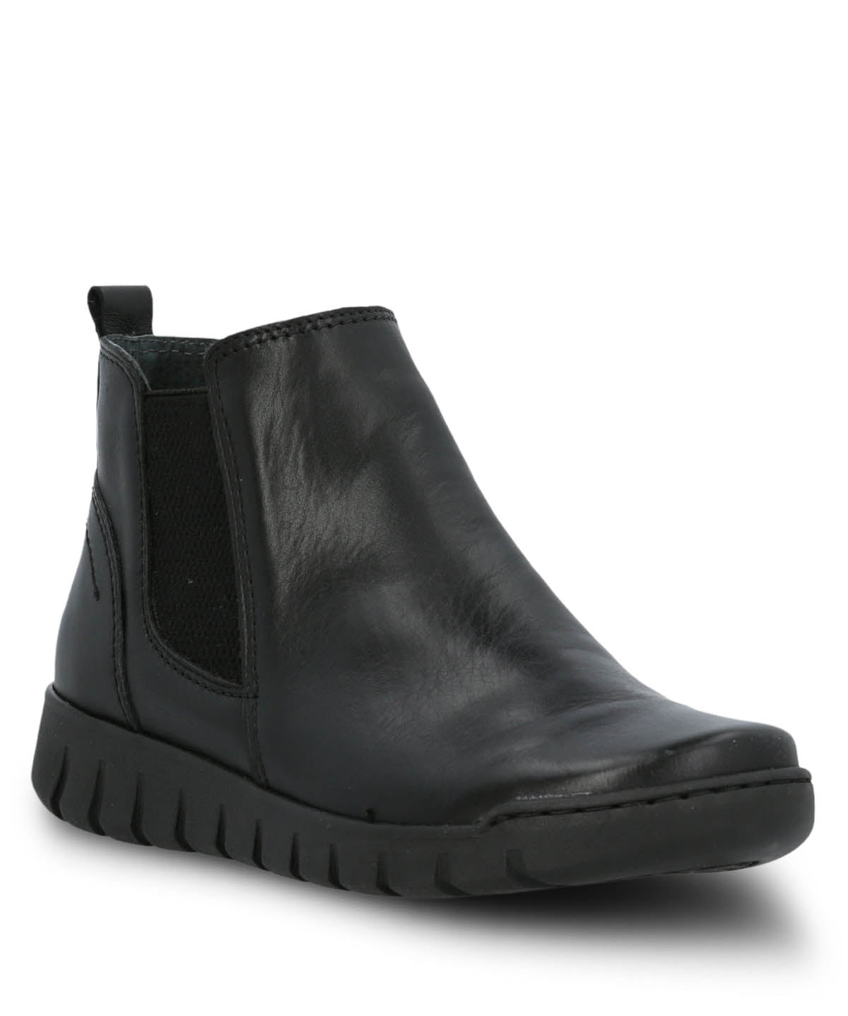 Botin Cuero Mujer Ray Negro Hush Puppies