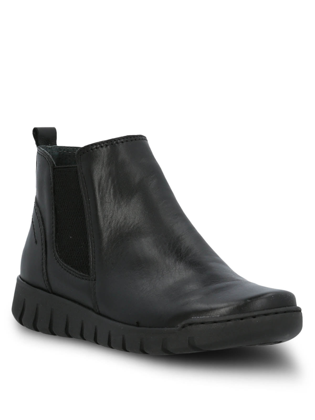 Botin Cuero Mujer Ray Negro Hush Puppies