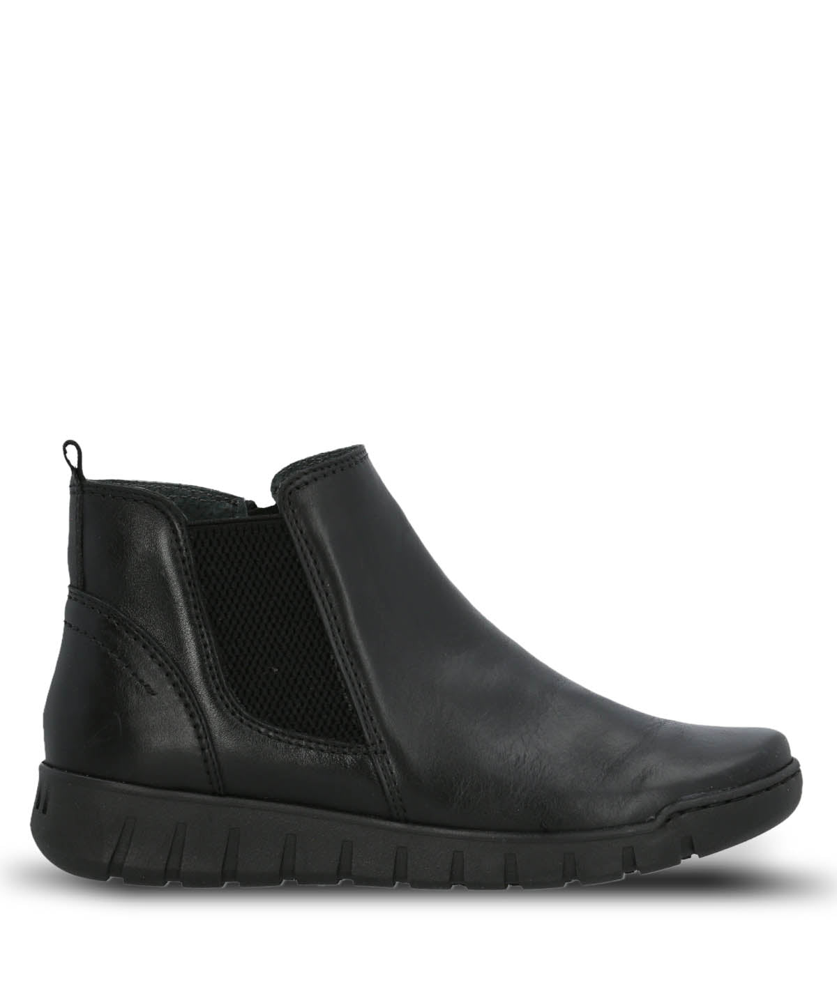 Botin Cuero Mujer Ray Negro Hush Puppies