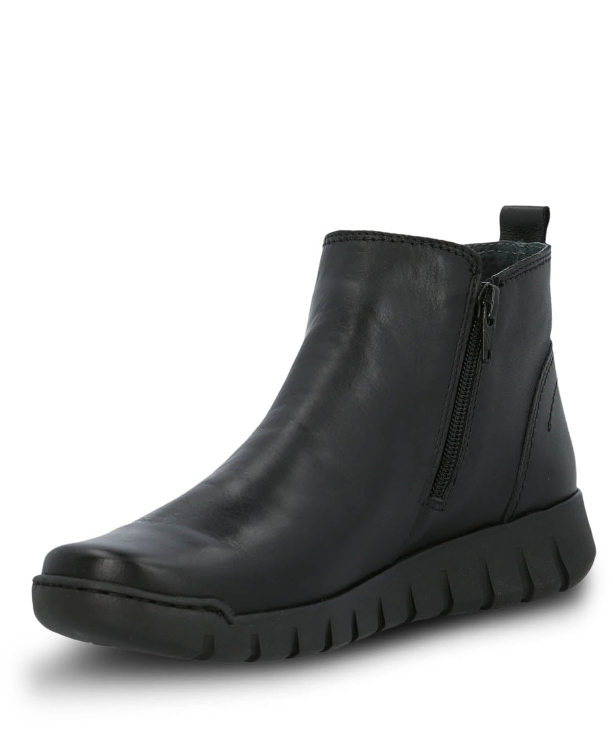 Botin Cuero Mujer Ray Negro Hush Puppies