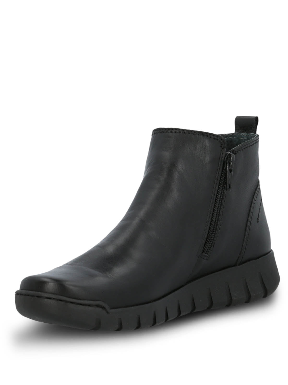 Botin Cuero Mujer Ray Negro Hush Puppies