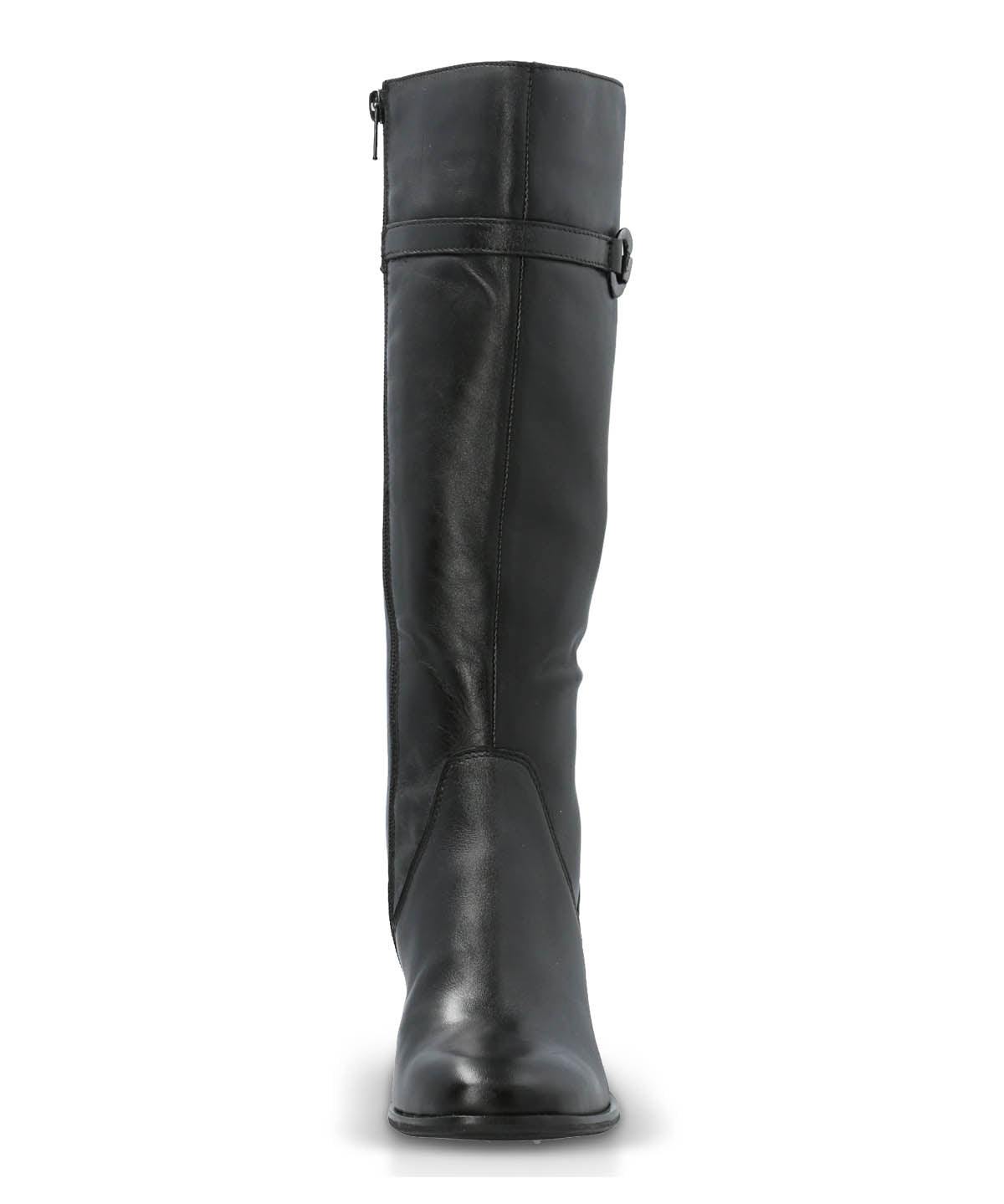 Bota Cuero Mujer Cladia Negra Hush Puppies