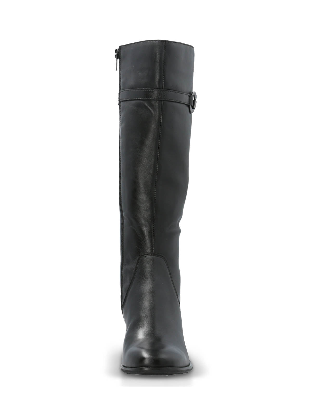 Bota Cuero Mujer Cladia Negra Hush Puppies
