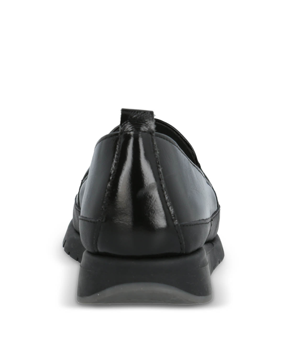 Zapato Slip On Cuero Mujer Judy Negro Hush