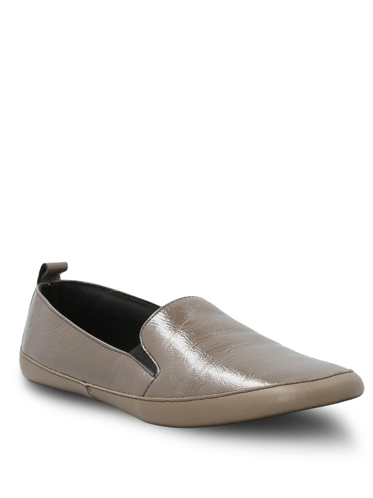 Zapato Slip On Cuero Mujer Judy Café Hush