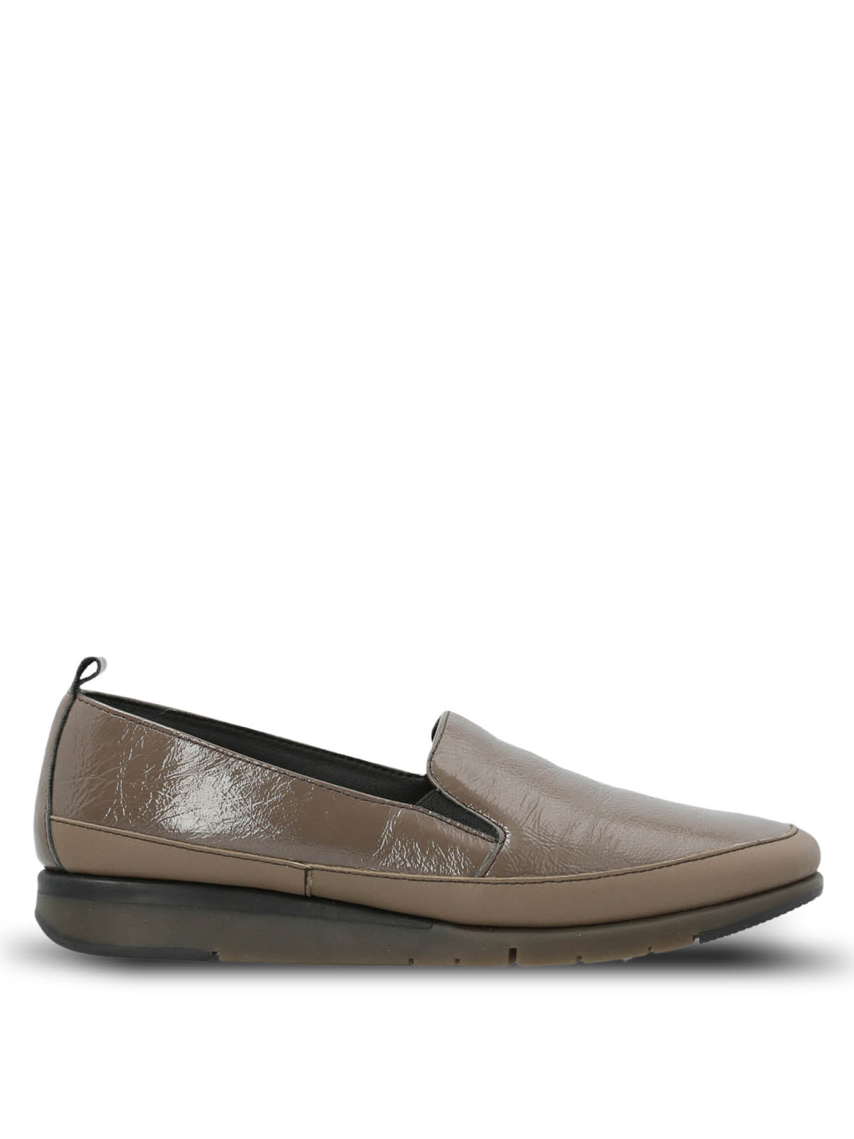Zapato Slip On Cuero Mujer Judy Café Hush