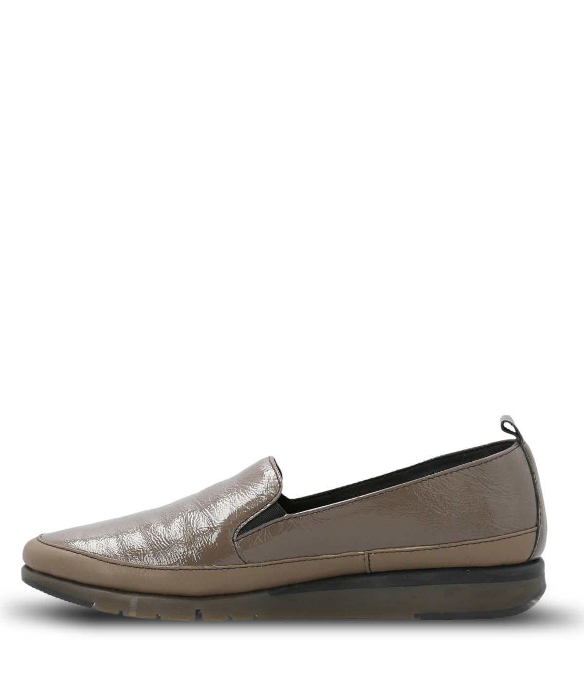 Zapato Slip On Cuero Mujer Judy Café Hush