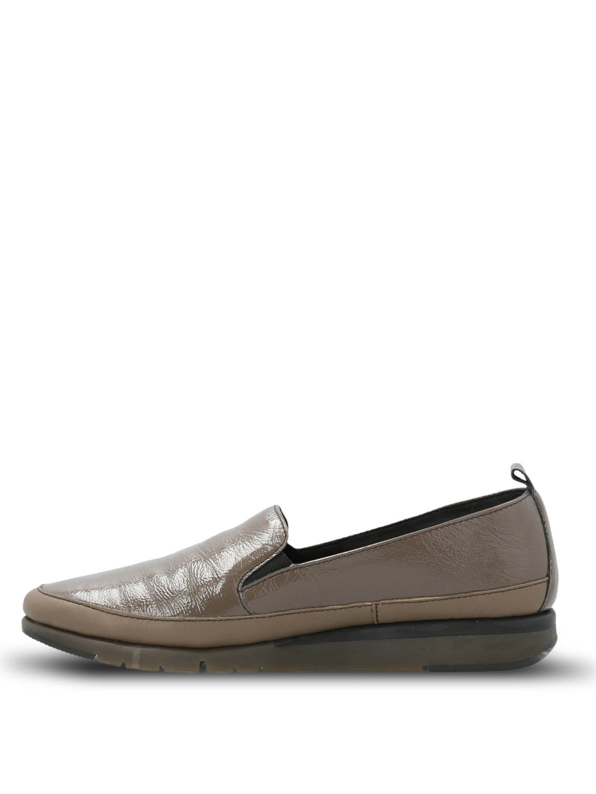 Zapato Slip On Cuero Mujer Judy Café Hush