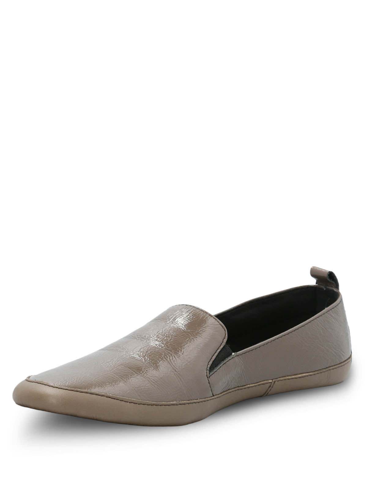 Zapato Slip On Cuero Mujer Judy Café Hush