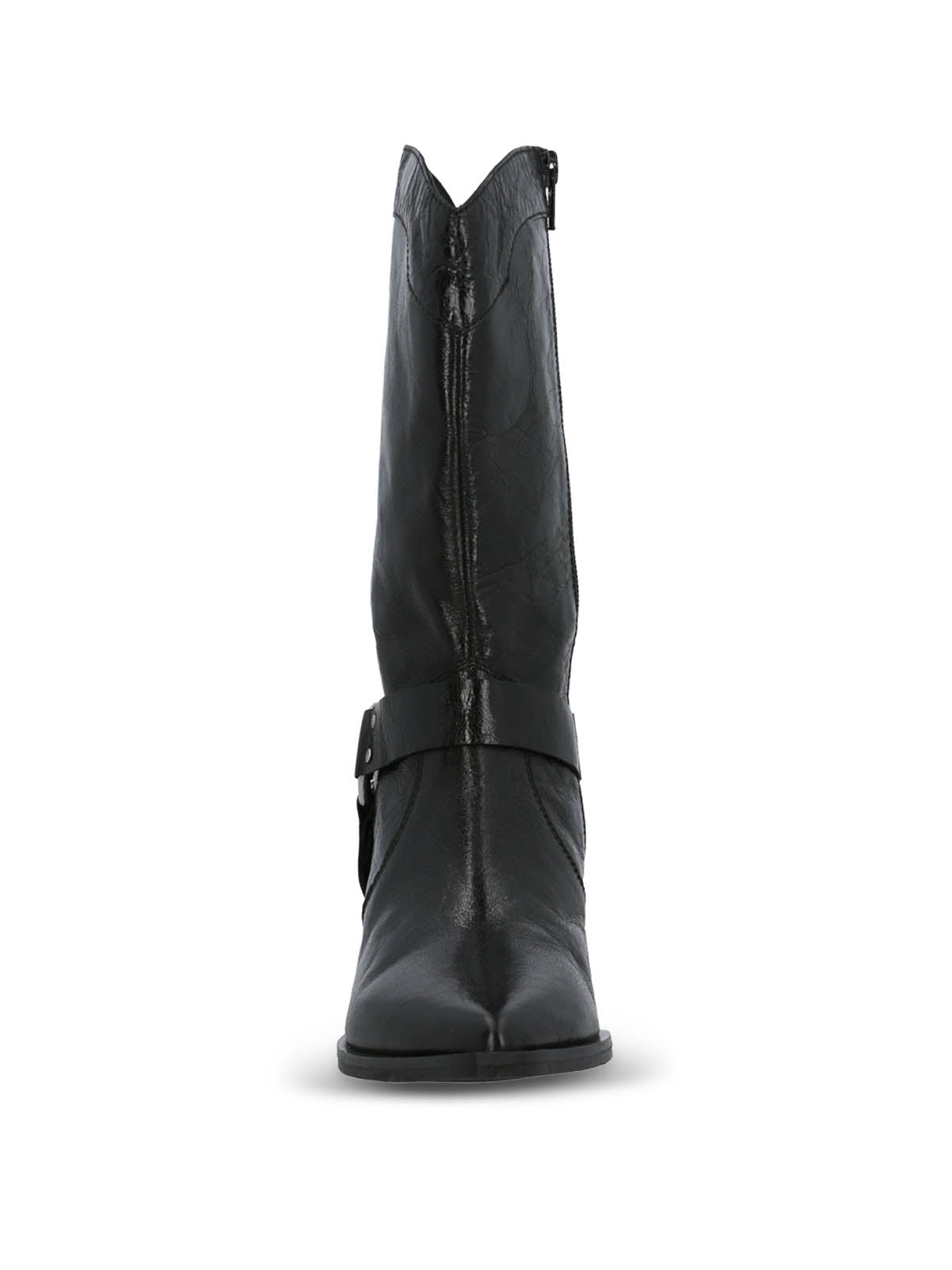 Bota Cuero Mujer Tim Negro Hush Puppies