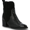 Botin Cuero Italiano Mujer Cassaandra Negro Hush Puppies
