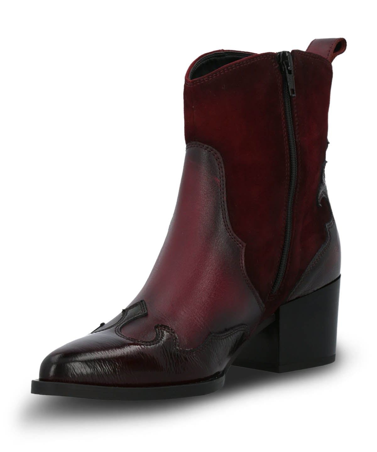 Botin Italiano Cuero Mujer Cassaandra Rojo Hush Puppies | Hush Puppies