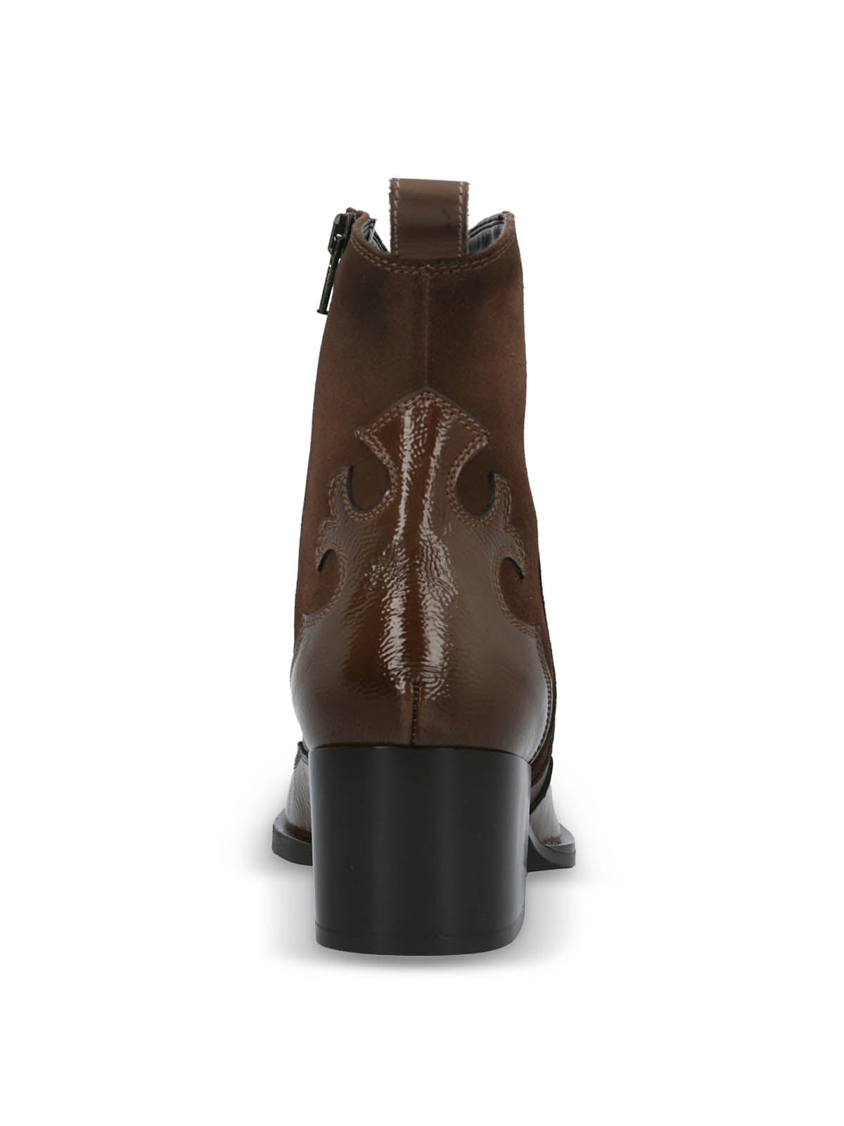 Botin Italiano Cuero Mujer Cassaandra Café Hush Puppies