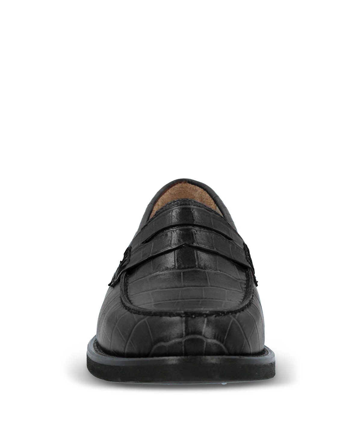 Mocasin Cuero Mujer Uma Negro Hush Puppies
