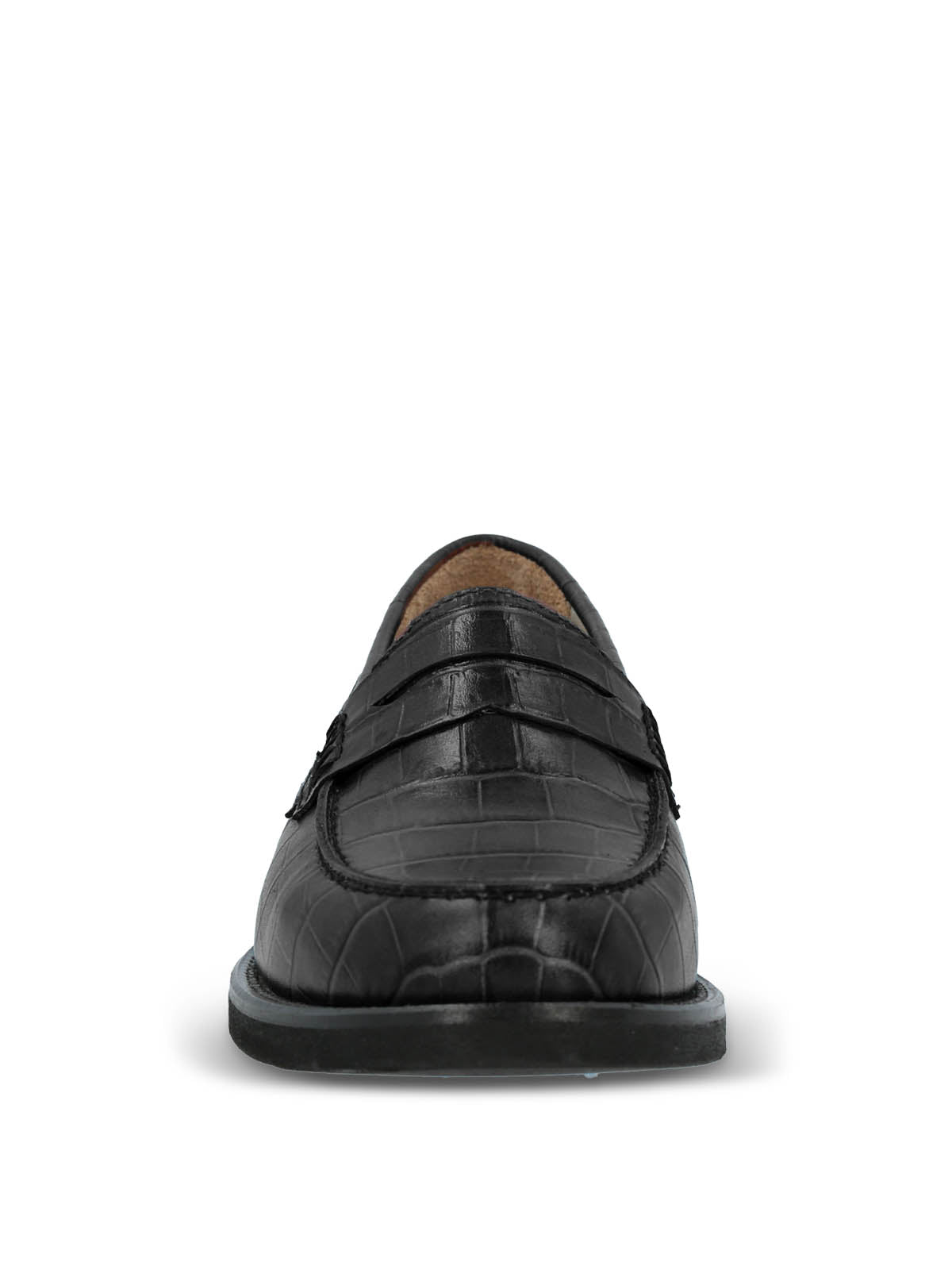 Mocasin Cuero Mujer Uma Negro Hush Puppies