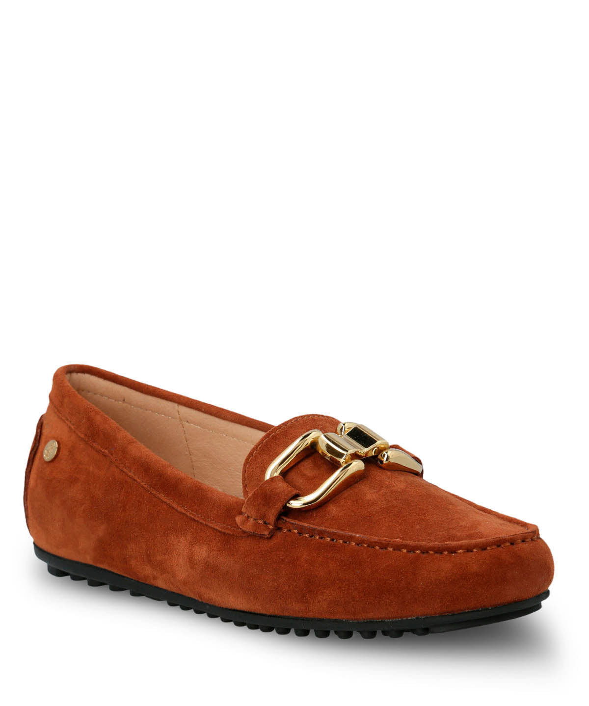 Mocasin Cuero Mujer Beth Café Hush Puppies