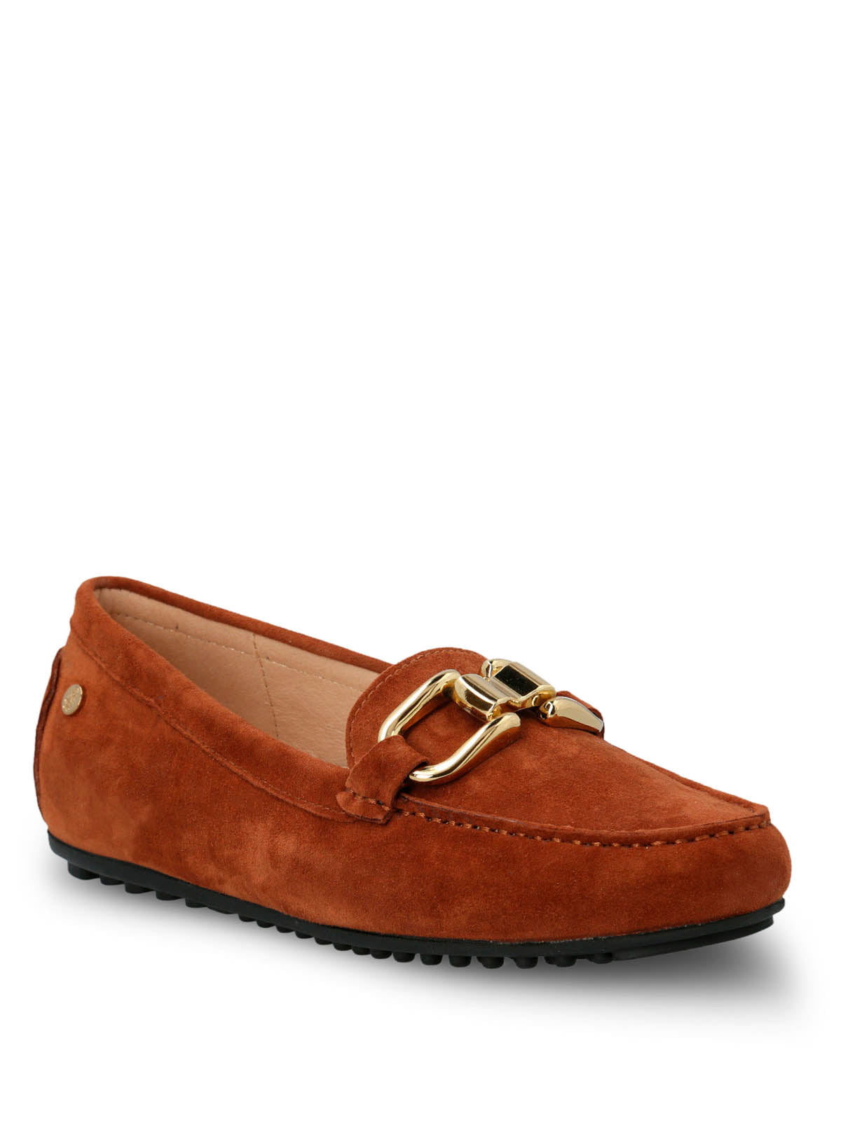 Mocasin Cuero Mujer Beth Café Hush Puppies