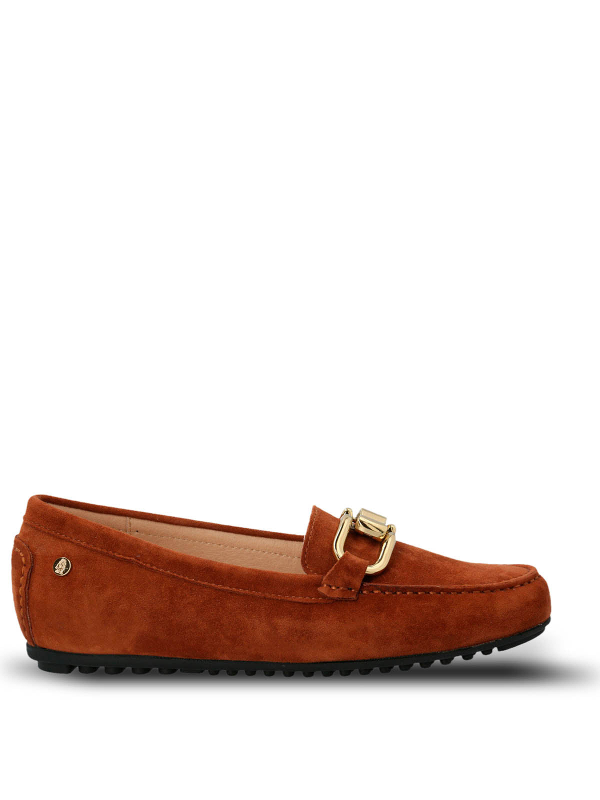Mocasin Cuero Mujer Beth Café Hush Puppies