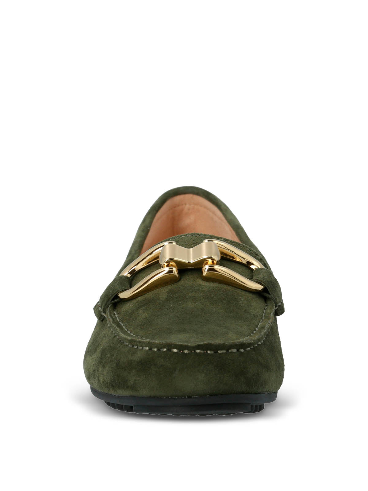 Mocasin Cuero Mujer Beth Verde Hush Puppies