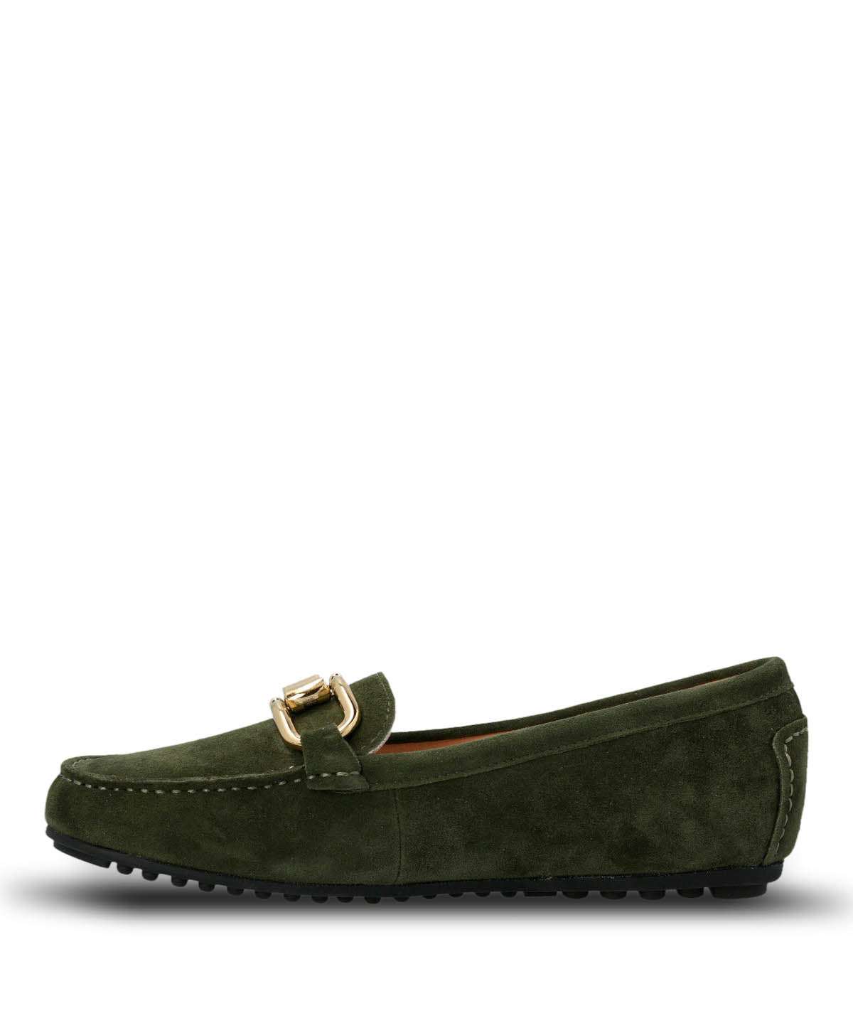 Mocasin Cuero Mujer Beth Verde Hush Puppies
