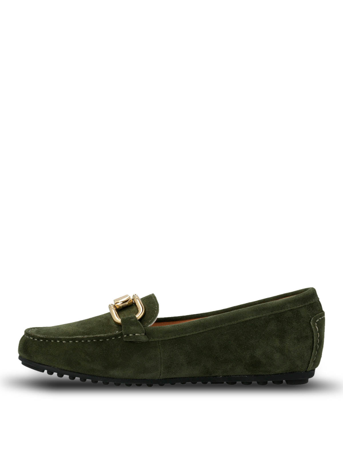 Mocasin Cuero Mujer Beth Verde Hush Puppies