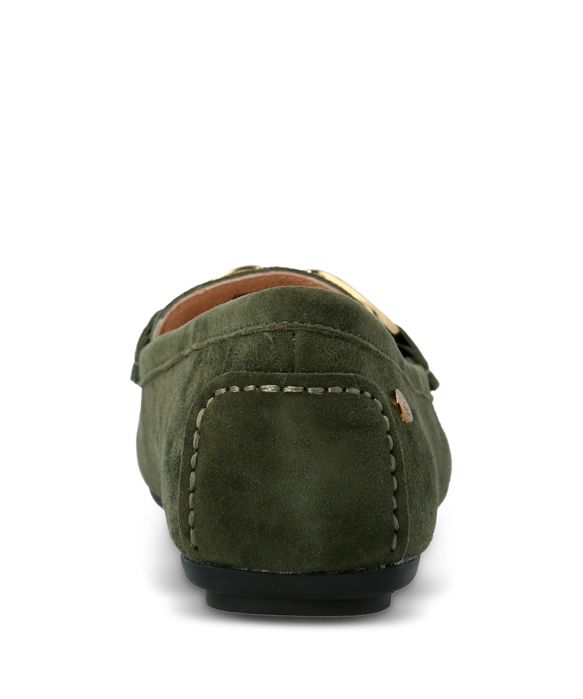 Mocasin Cuero Mujer Beth Verde Hush Puppies