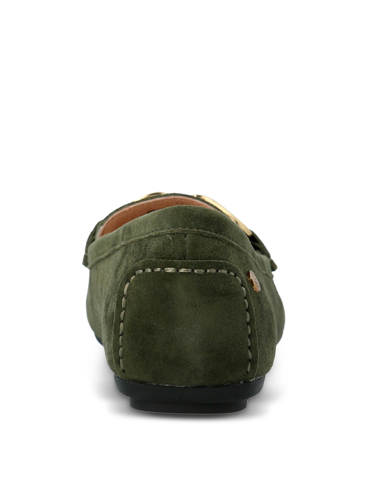 Mocasin Cuero Mujer Beth Verde Hush Puppies