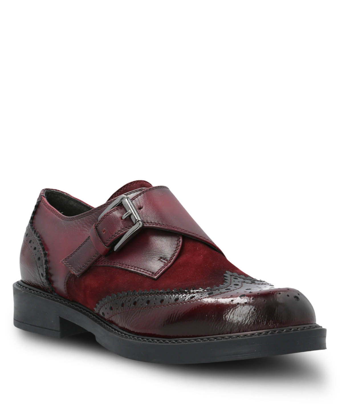 Zapato Italiano Cuero Mujer Tyloor Burdeo Hush Puppies