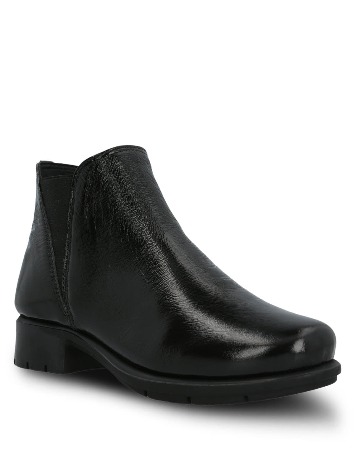 Botin Cuero Mujer Maverick Negro Hush Puppies