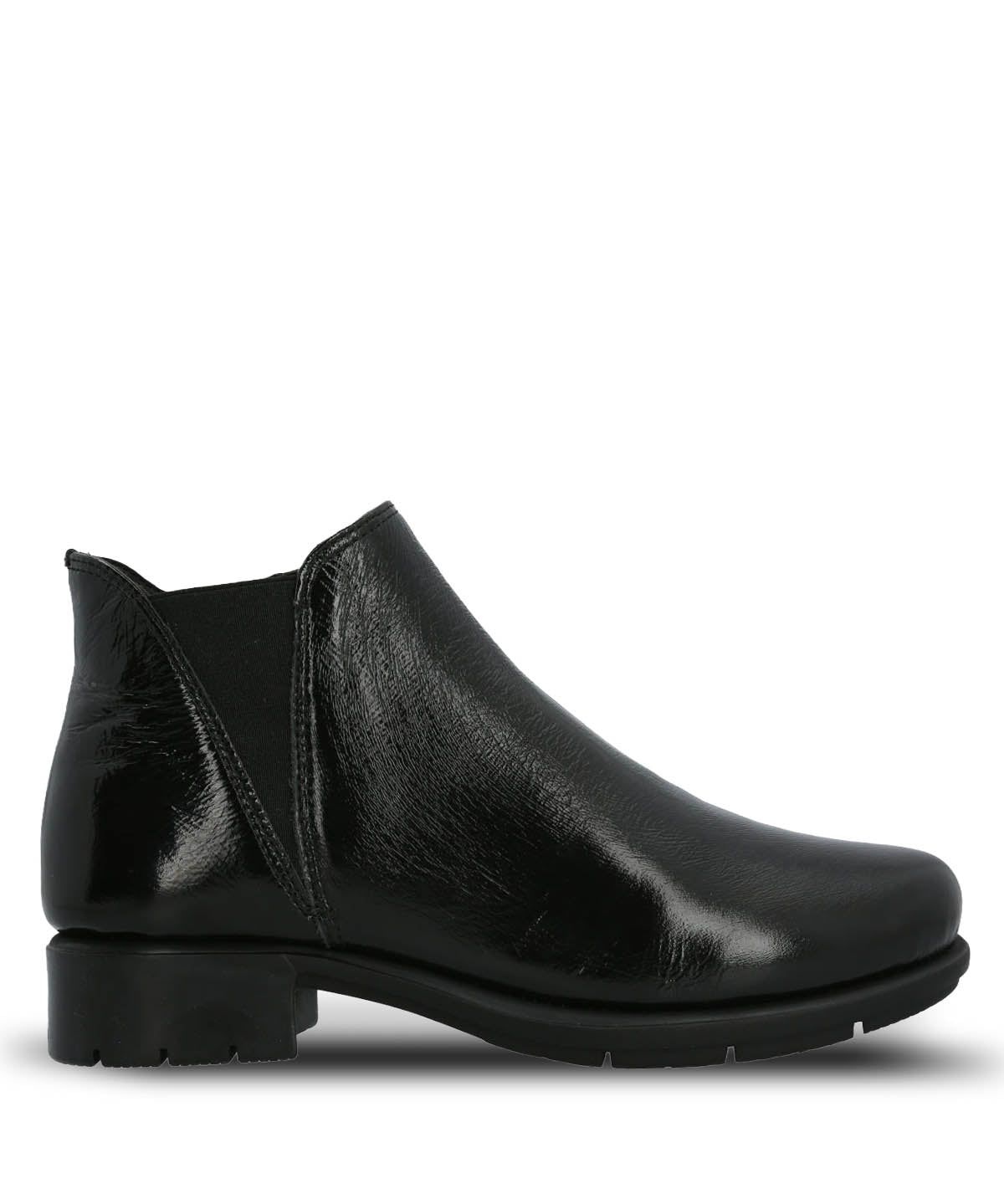 Botin Cuero Mujer Maverick Negro Hush Puppies