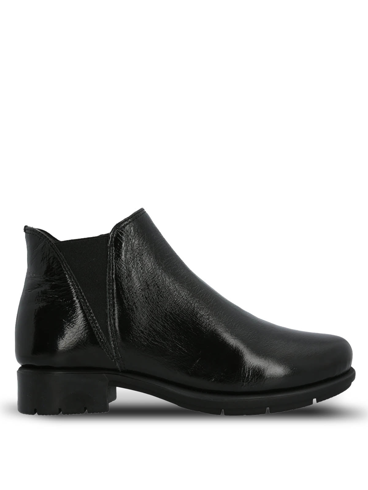 Botin Cuero Mujer Maverick Negro Hush Puppies