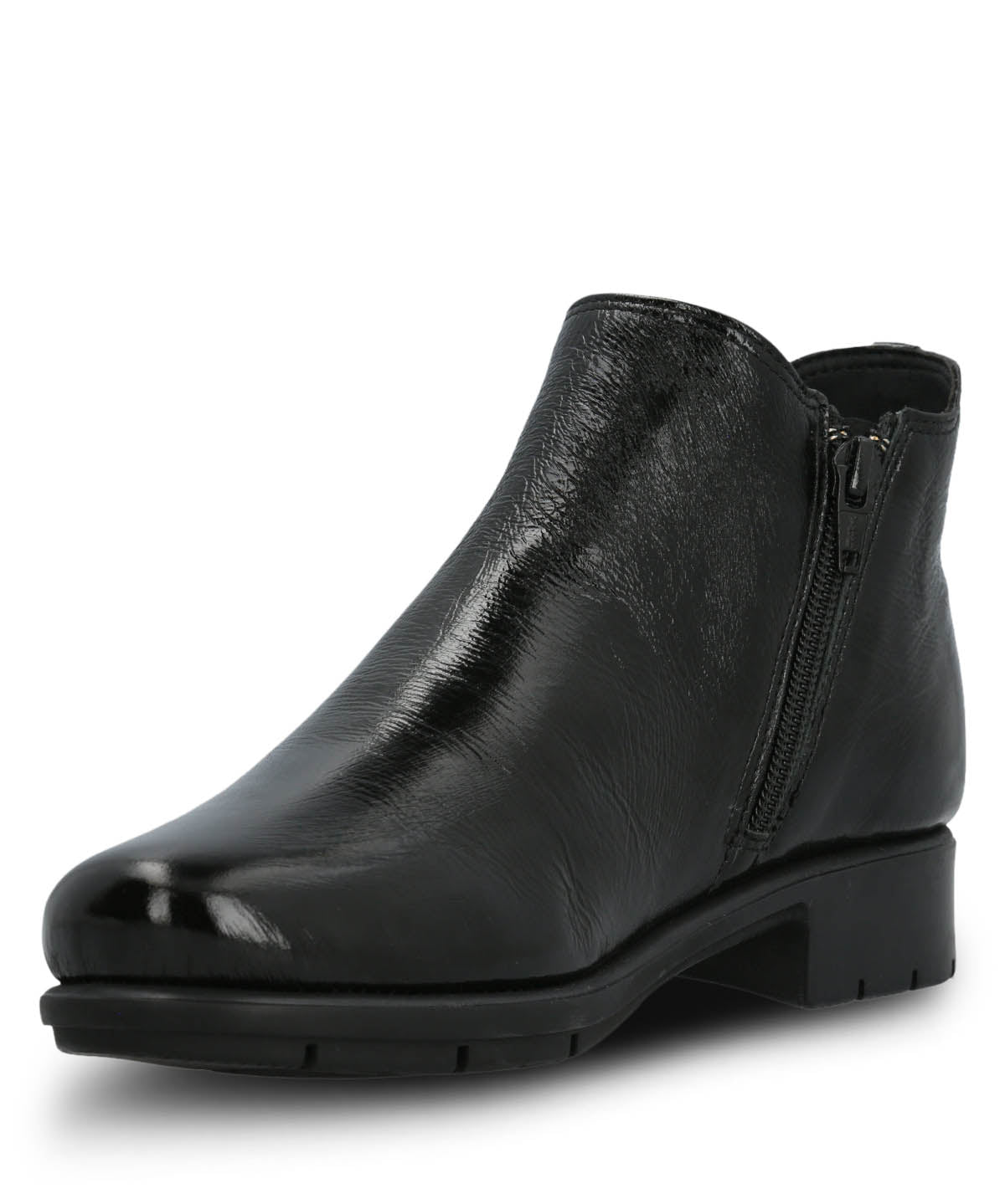 Botin Cuero Mujer Maverick Negro Hush Puppies