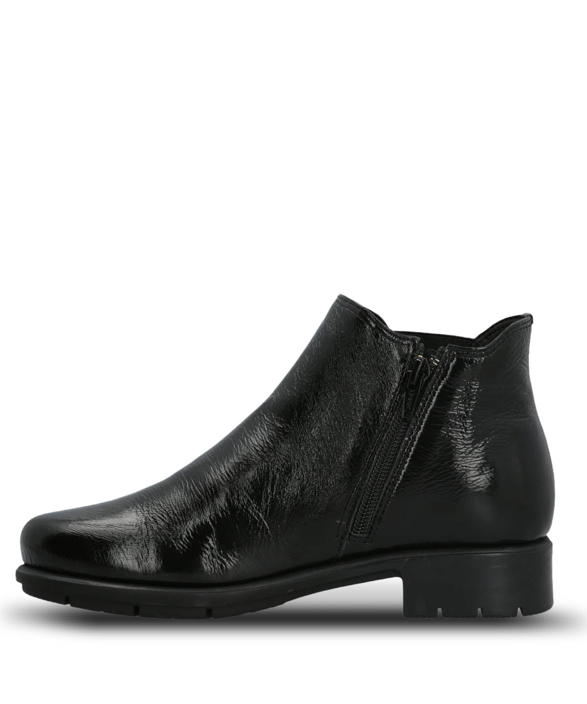 Botin Cuero Mujer Maverick Negro Hush Puppies