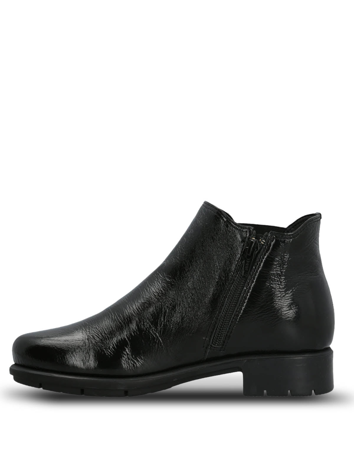 Botin Cuero Mujer Maverick Negro Hush Puppies