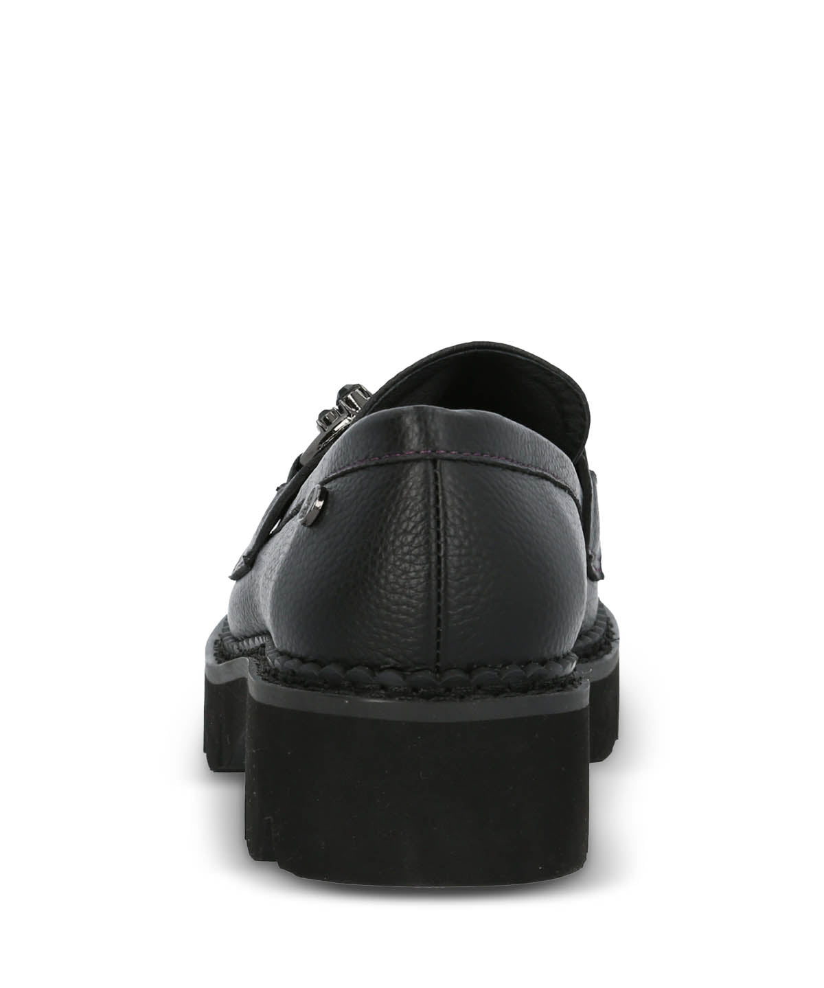 Mocasin Cuero Mujer Salone Negro Hush Puppies