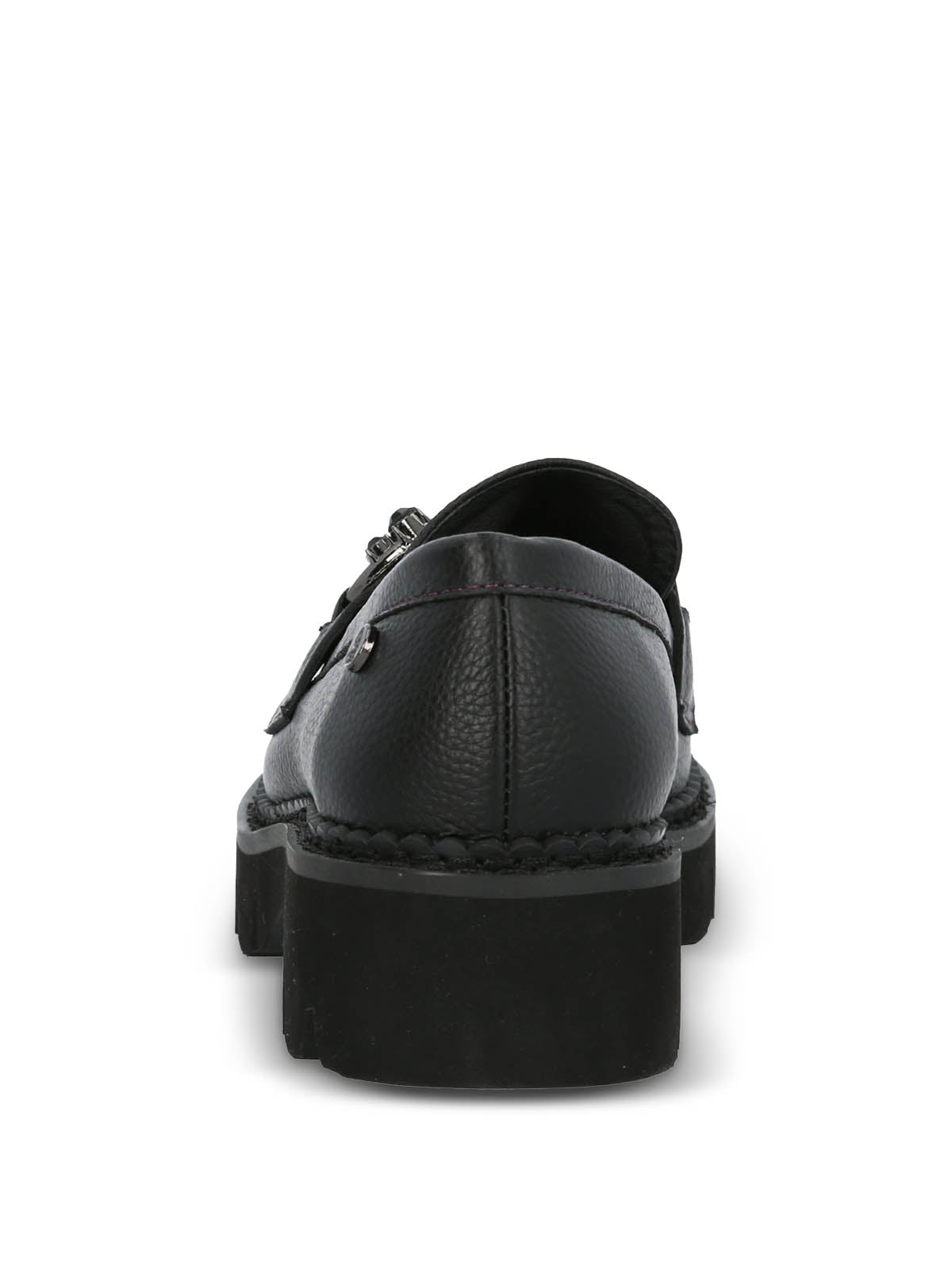 Mocasin Cuero Mujer Salone Negro Hush Puppies