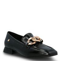 Mocasin Cuero Gween Negro Hush Puppies