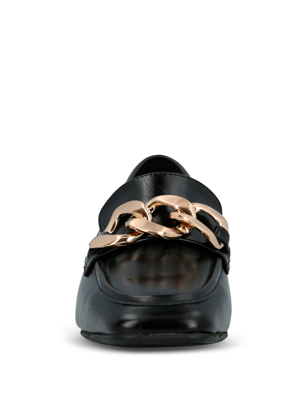 Mocasin Cuero Gween Negro Hush Puppies