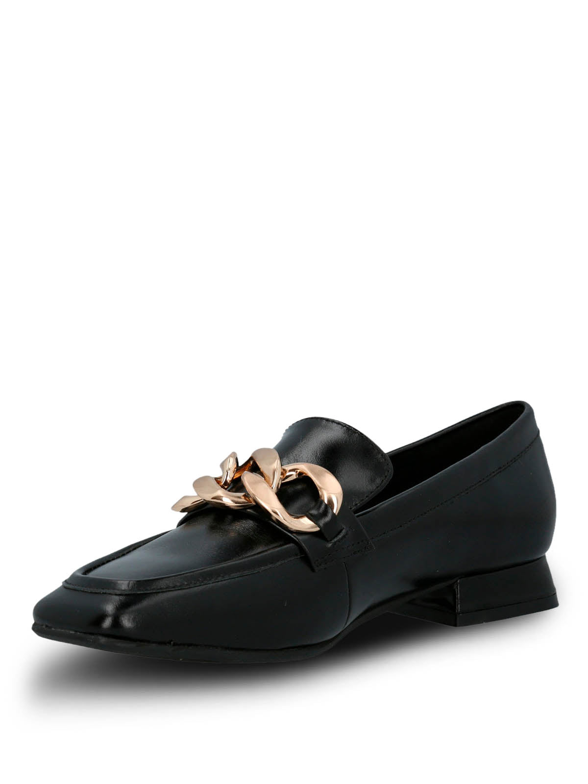 Mocasin Cuero Gween Negro Hush Puppies