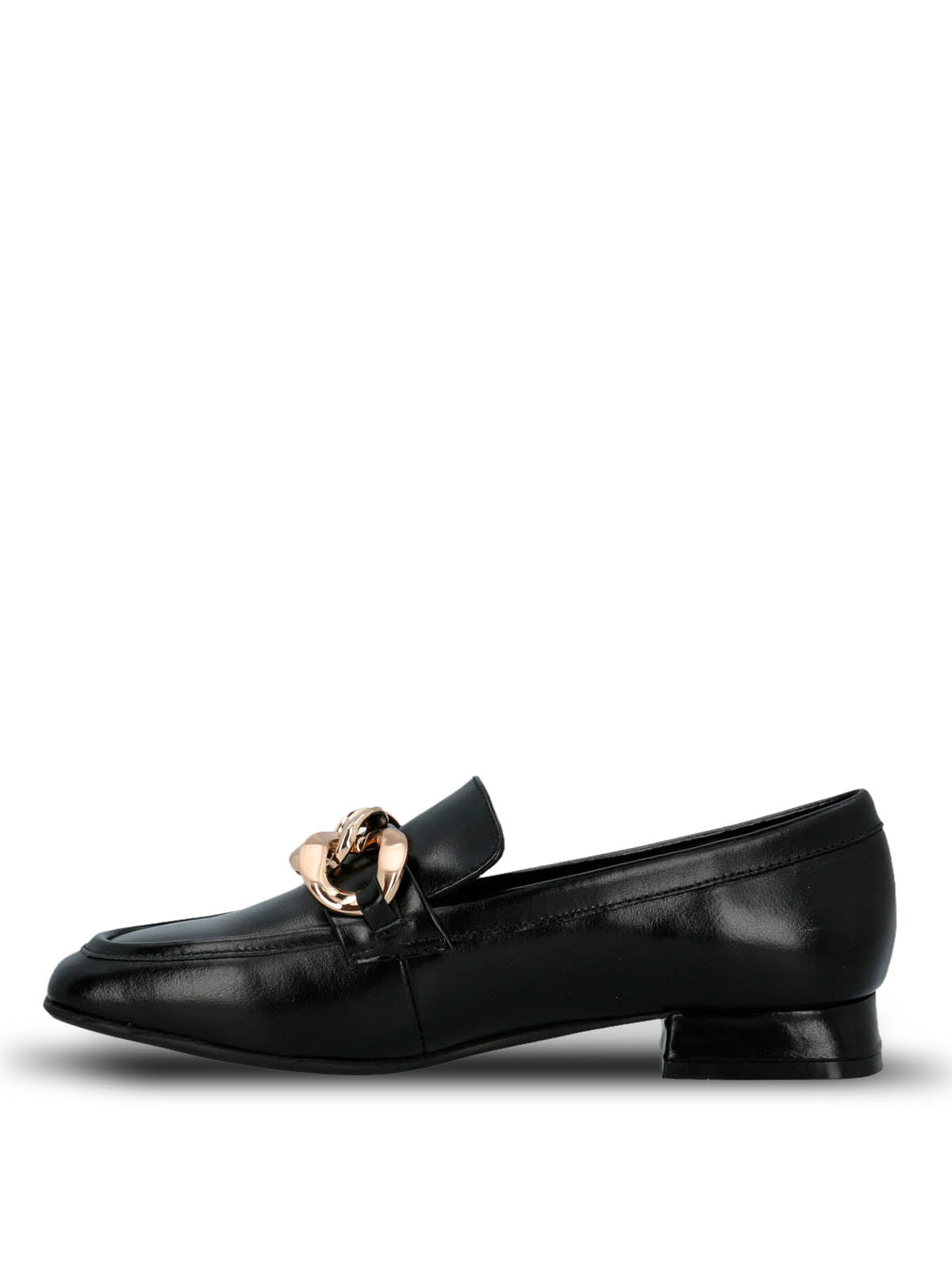 Mocasin Cuero Gween Negro Hush Puppies