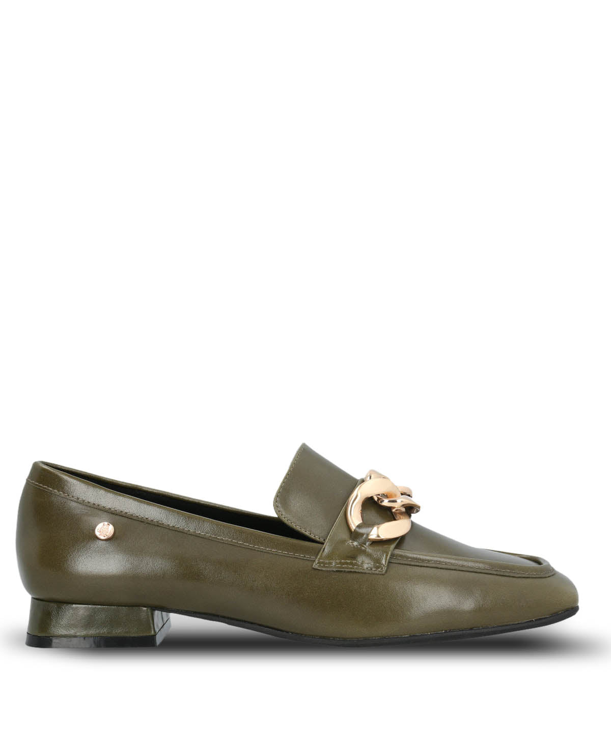Mocasin Cuero Gween Verde Hush Puppies
