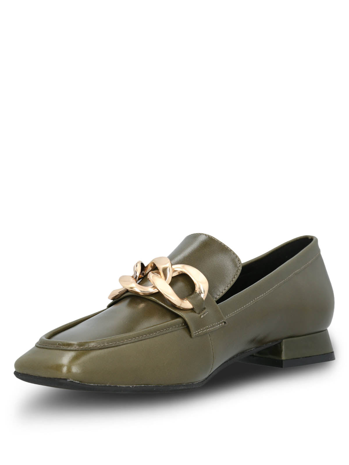Mocasin Cuero Gween Verde Hush Puppies