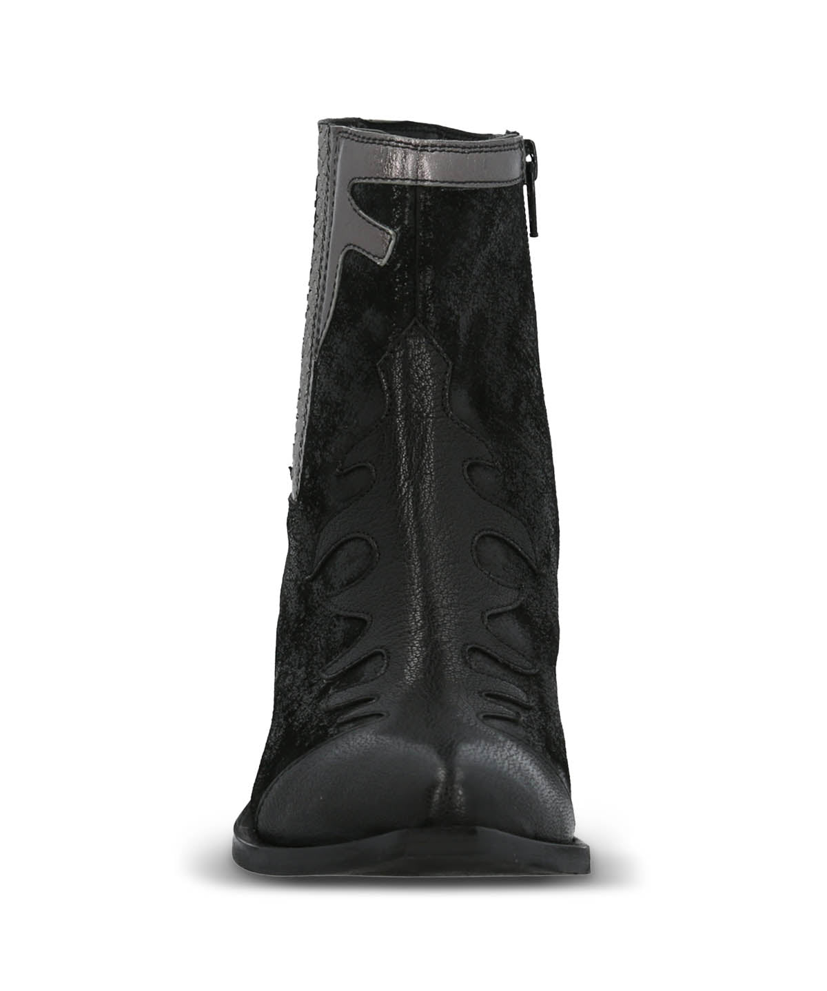 Botin Cuero Mujer Runn Negro Hush Puppies