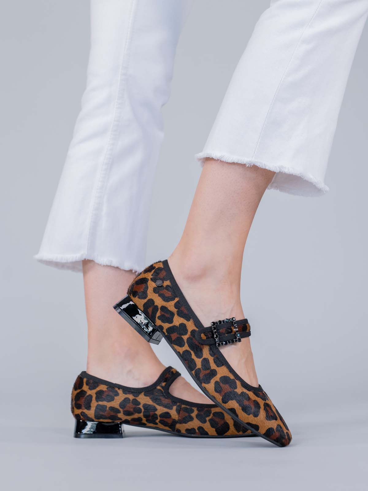 Zapato Cuero Mujer Hally Animal Print Hush Puppies
