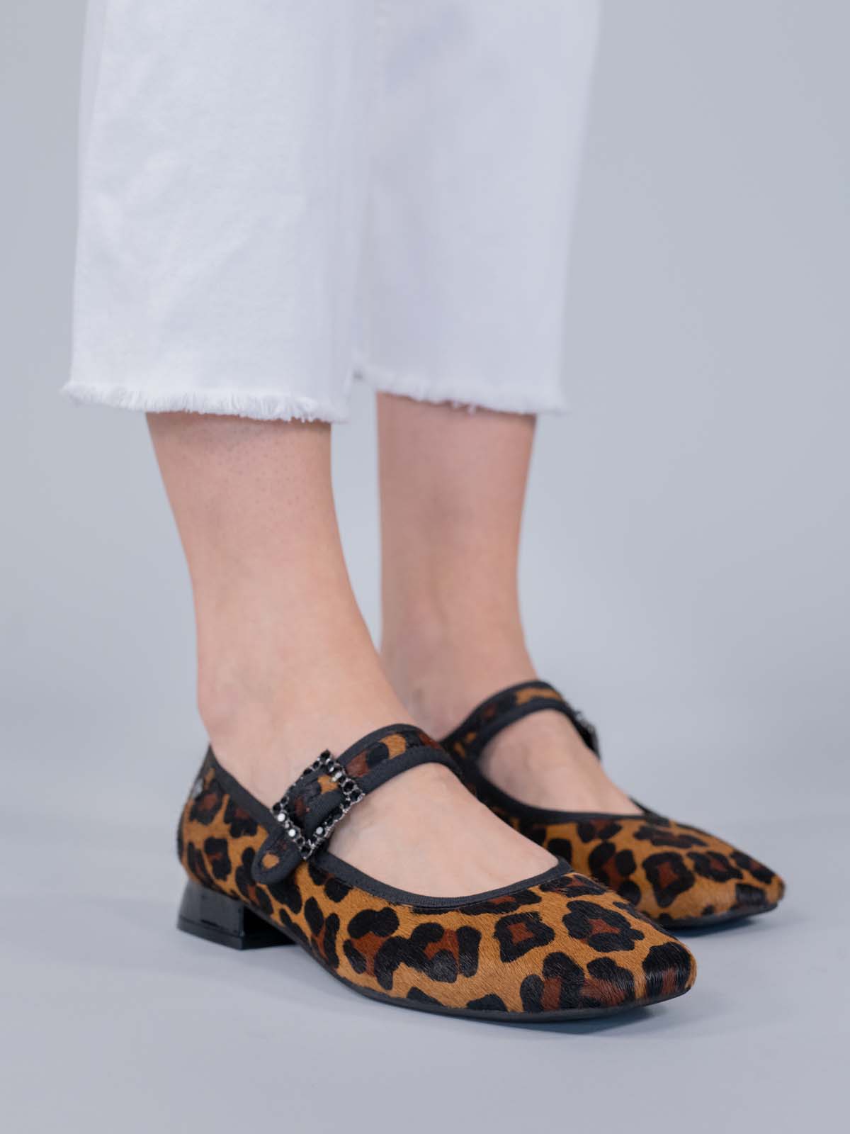 Zapato Cuero Mujer Hally Animal Print Hush Puppies