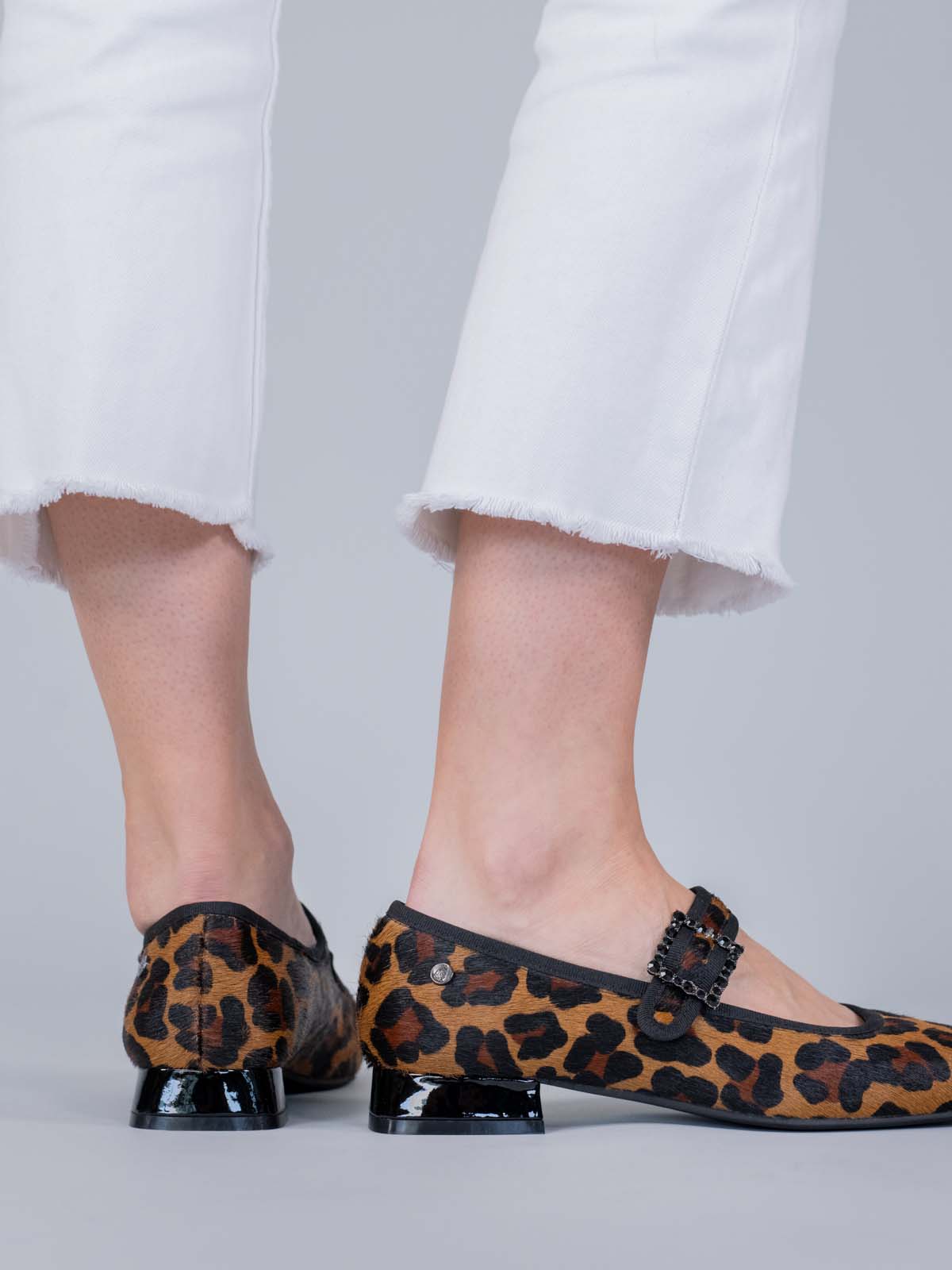 Zapato Cuero Mujer Hally Animal Print Hush Puppies