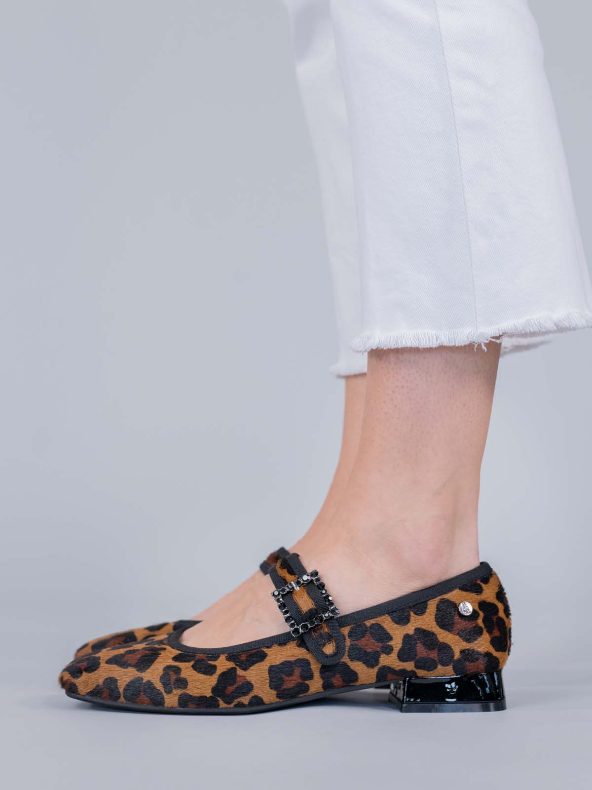 Zapato Cuero Mujer Hally Animal Print Hush Puppies