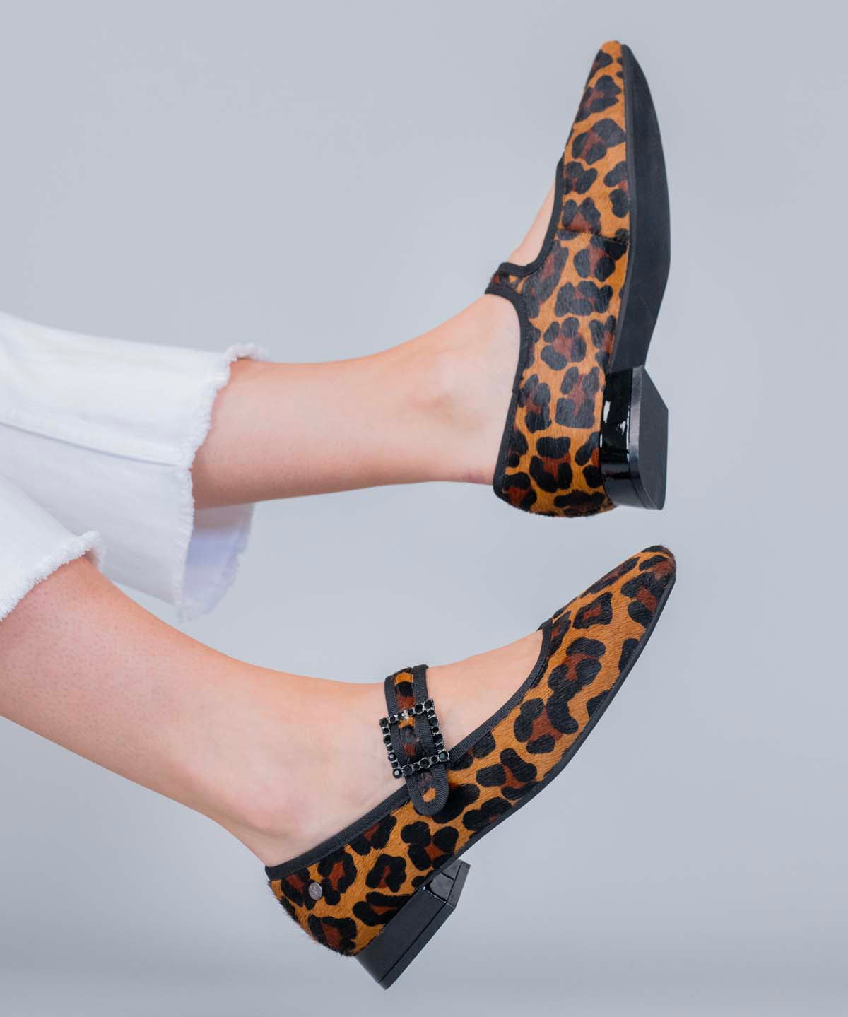 Zapato Cuero Mujer Hally Animal Print Hush Puppies